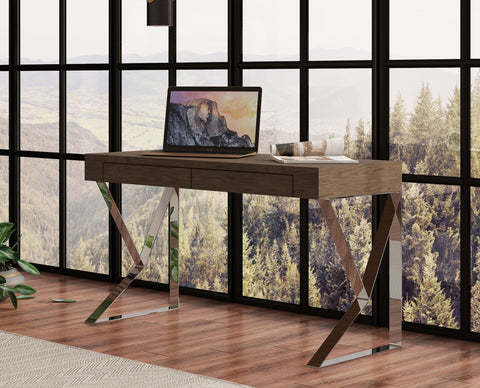 Ferris Modern Walnut Office Desk Model VGBBMD153-WAL
