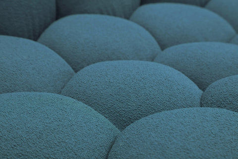 Divani Casa Yolonda Modern Curved Dark Teal Fabric Chair Model VGEV2126C-CHR-C-15