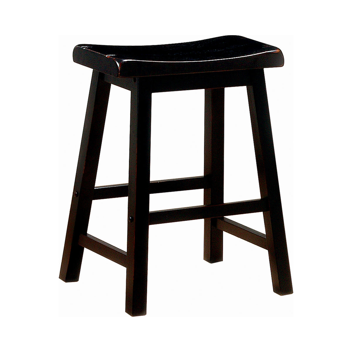 Coaster Durant Wooden Counter Height Stools Black (Set of 2) Model 180019
