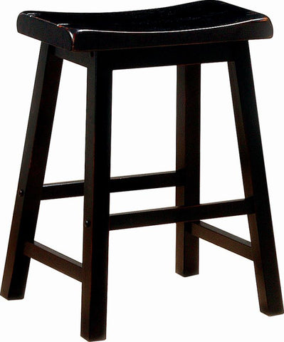 Coaster Durant Wooden Counter Height Stools Black (Set of 2) Model 180019