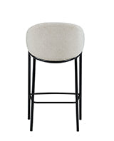 Coaster Chadwick Sloped Arm Bar Stools Beige and Glossy Black (Set of 2) Model 183437