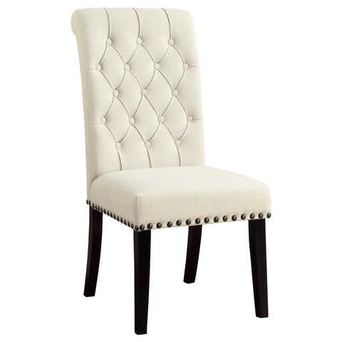 Coaster Mapleton Tufted Back Upholstered Side Chairs Beige (Set of 2) Model 190162