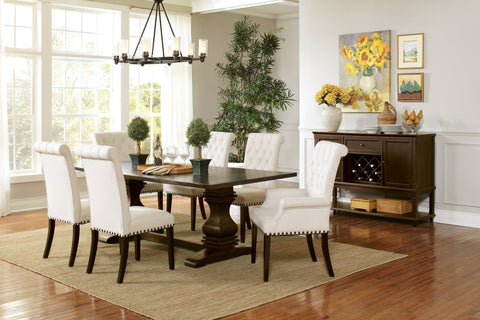 Coaster Mapleton Tufted Back Upholstered Side Chairs Beige (Set of 2) Model 190162