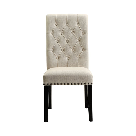 Coaster Mapleton Tufted Back Upholstered Side Chairs Beige (Set of 2) Model 190162