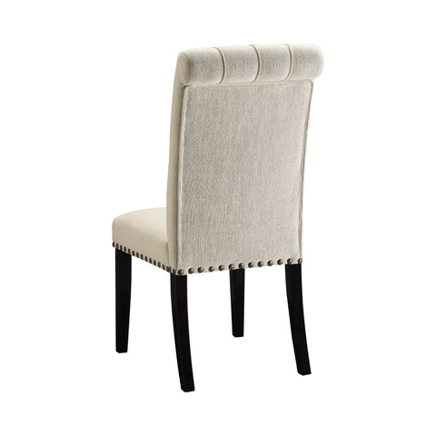 Coaster Mapleton Tufted Back Upholstered Side Chairs Beige (Set of 2) Model 190162