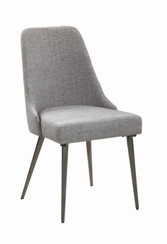 Coaster Alan Upholstered Dining Chairs Grey (Set of 2) Model 190442
