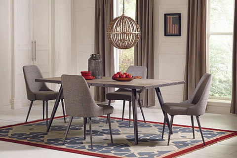 Coaster Alan Upholstered Dining Chairs Grey (Set of 2) Model 190442