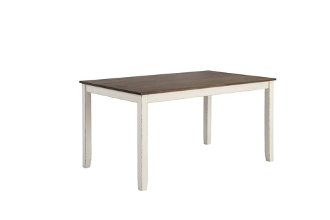 Coaster Fortress 7-piece Dining Set Chestnut and Vintage White Model 190721