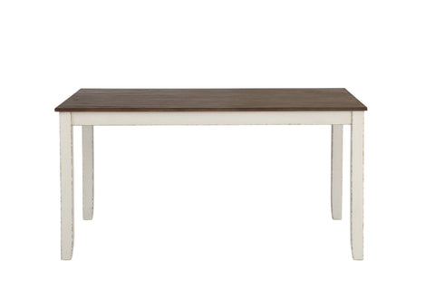 Coaster Fortress 7-piece Dining Set Chestnut and Vintage White Model 190721