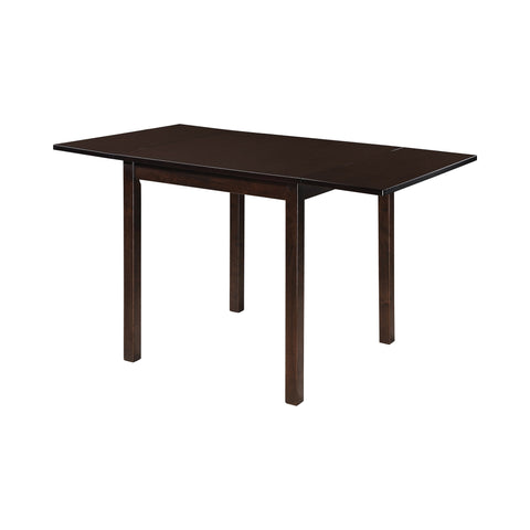 Coaster Kelso Rectangular Dining Table with Drop Leaf Cappuccino Model 190821
