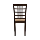 Coaster Kelso Lattice Back Dining Chairs Cappuccino (Set of 2) Model 190822