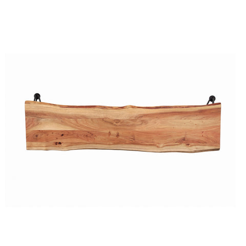 Coaster Sherman Bench Natural Acacia and Matte Black Model 190913