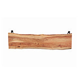 Coaster Sherman Bench Natural Acacia and Matte Black Model 190913