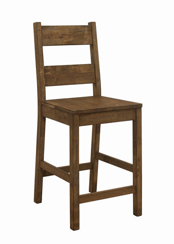 Coaster Coleman Counter Height Table Rustic Golden Brown Model 192028