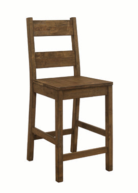 Coaster Coleman Counter Height Table Rustic Golden Brown Model 192028