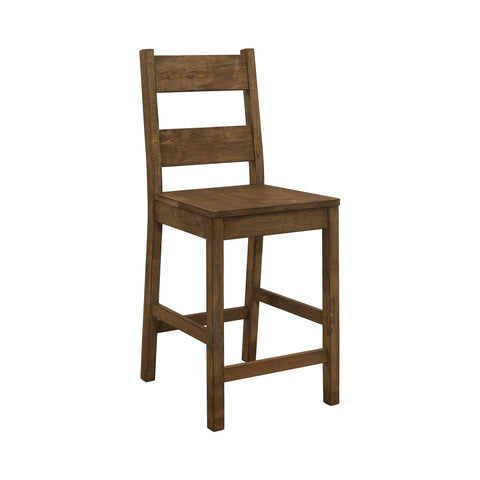 Coaster Coleman Counter Height Stools Rustic Golden Brown (Set of 2) Model 192029