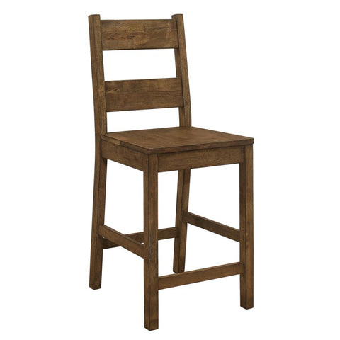 Coaster Coleman Counter Height Stools Rustic Golden Brown (Set of 2) Model 192029
