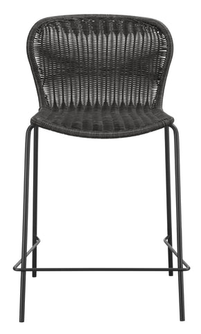 Coaster McKinley Upholstered Counter Height Stools with Footrest (Set of 2) Brown and Sandy Black Model 192039