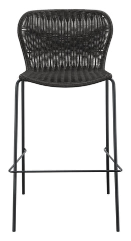 Coaster McKinley Upholstered Bar Stools with Footrest (Set of 2) Brown and Sandy Black Model 192040