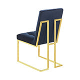 Coaster Cisco Tufted Back Side Chairs Ink Blue (Set of 2) Model 192493