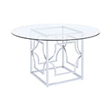 Coaster Starlight Dining Table Base Chrome Model 192561