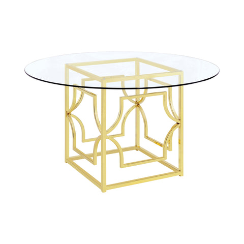 Coaster Starlight Dining Table Base Brass Model 192641