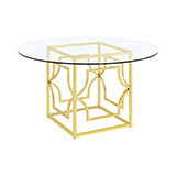 Coaster Starlight Dining Table Base Brass Model 192641