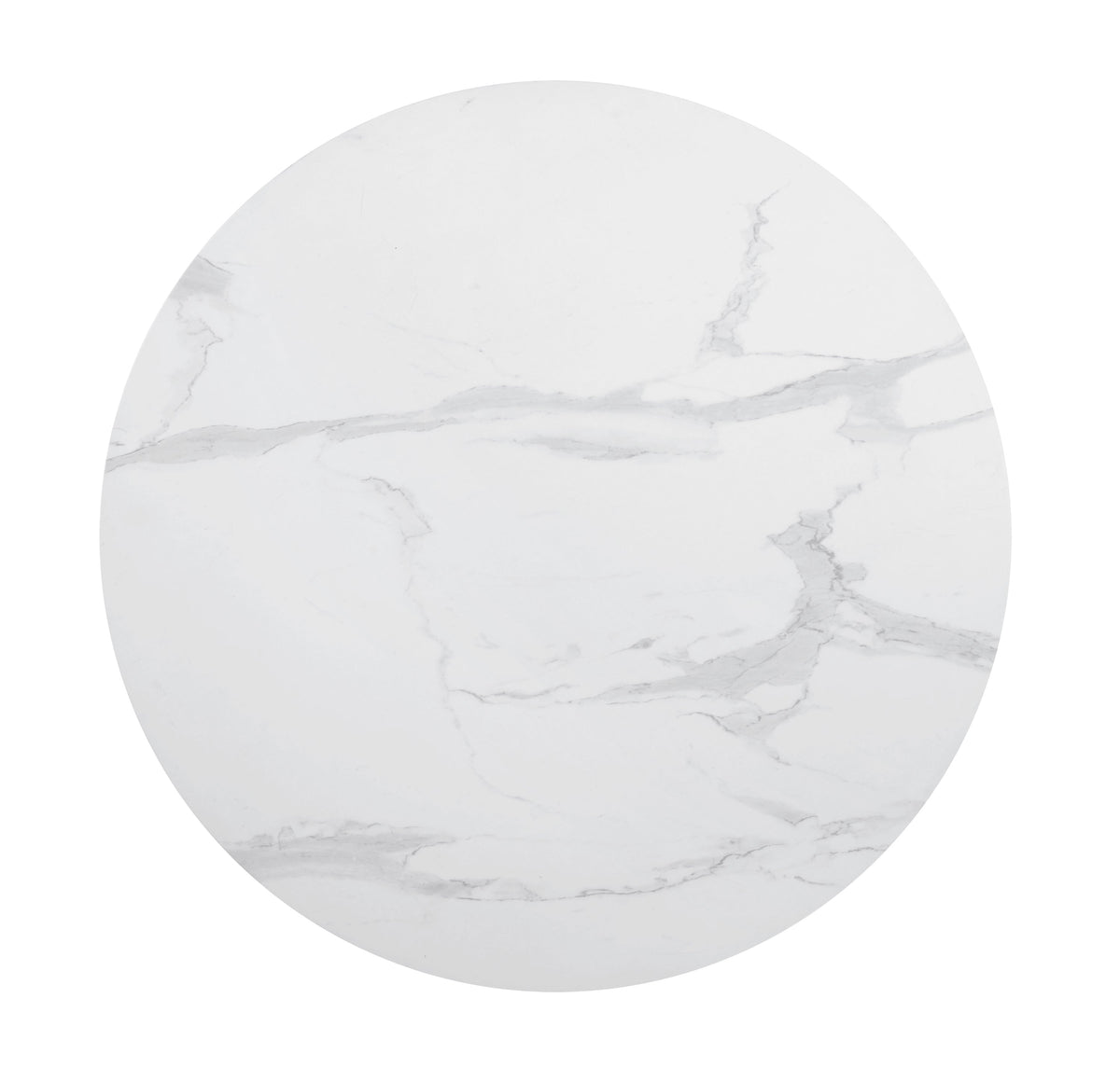 Coaster Arkell 40-inch Round Pedestal Dining Table White Model 193051