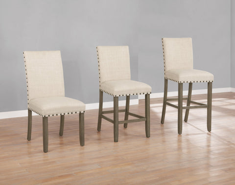 Coaster Coleman Upholstered Side Chairs Beige and Rustic Brown (Set of 2) Model 193132