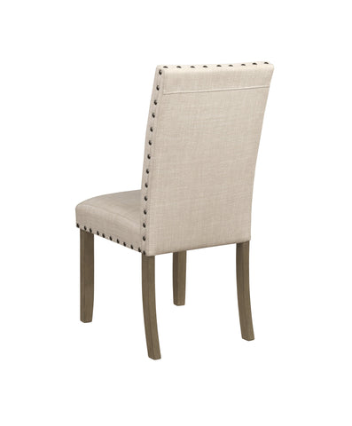 Coaster Coleman Upholstered Side Chairs Beige and Rustic Brown (Set of 2) Model 193132