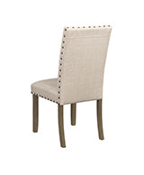 Coaster Coleman Upholstered Side Chairs Beige and Rustic Brown (Set of 2) Model 193132