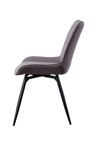 Coaster Diggs Upholstered Tufted Swivel Dining Chairs Grey and Gunmetal (Set of 2) Model 193312