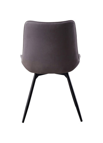 Coaster Diggs Upholstered Tufted Swivel Dining Chairs Grey and Gunmetal (Set of 2) Model 193312