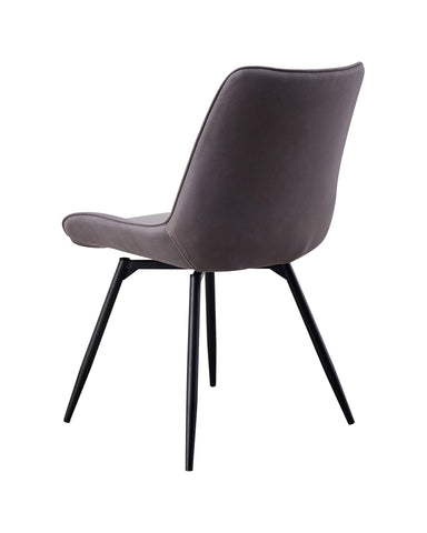 Coaster Diggs Upholstered Tufted Swivel Dining Chairs Grey and Gunmetal (Set of 2) Model 193312
