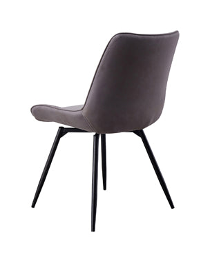 Coaster Diggs Upholstered Tufted Swivel Dining Chairs Grey and Gunmetal (Set of 2) Model 193312