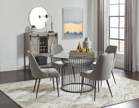 Coaster Granvia Round Dining Table Base Gunmetal Model 193511