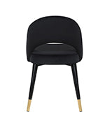 Coaster Lindsey Arched Back Upholstered Side Chairs Black (Set of 2) Model 193562