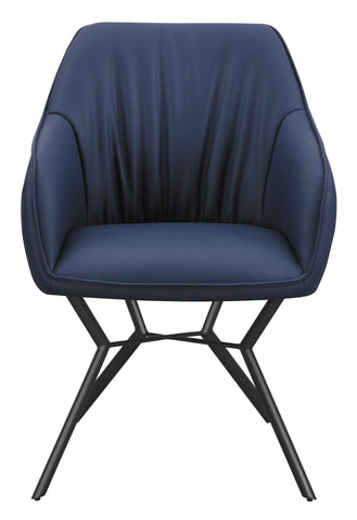 Coaster Trevon Upholstered Tufted Side Chairs (Set of 2) Blue and Brown Model 193722