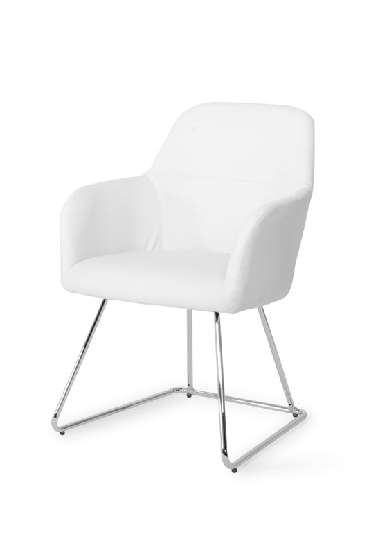 Modrest Young Modern White Conference Chair Model VGLF2-158A-WHT