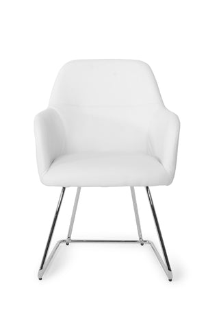 Modrest Young Modern White Conference Chair Model VGLF2-158A-WHT