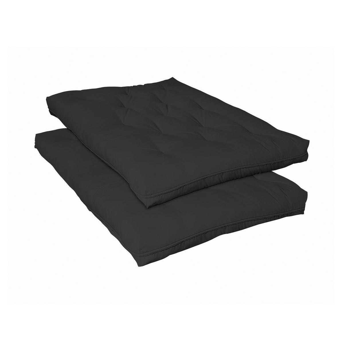Coaster 7" Deluxe Futon Pad Black Model 2005