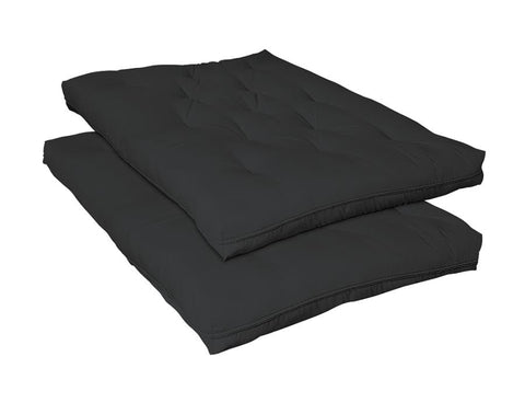 Coaster 7" Deluxe Futon Pad Black Model 2005