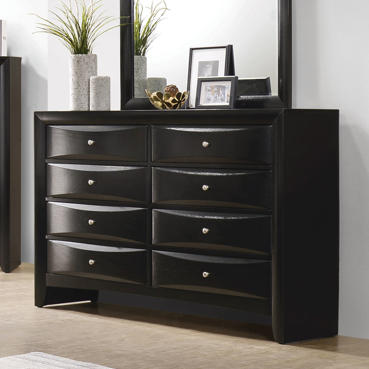 Coaster Briana Rectangular 8-drawer Dresser Black Model 200703