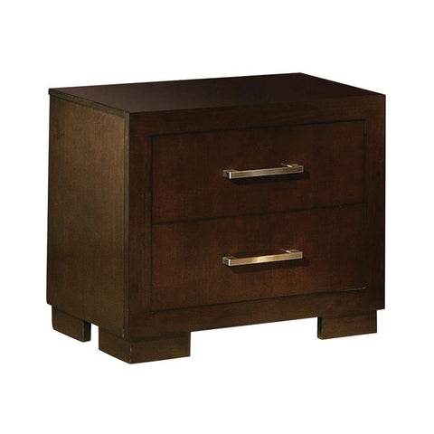 Coaster Jessica Nightstand Panels Cappuccino (Set of 2) Model 200710