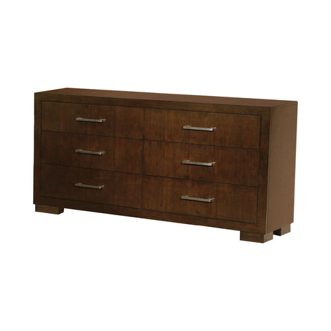 Coaster Jessica 6-drawer Dresser Cappuccino Model 200713