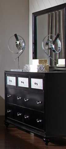 Coaster Barzini 7-drawer Rectangular Dresser Black Model 200893