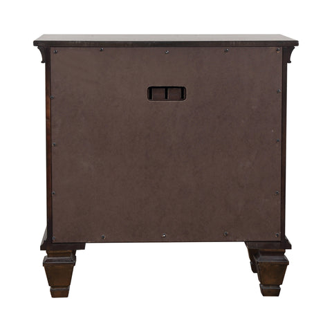 Coaster Franco 2-drawer Nightstand with Pull Out Tray Burnished Oak Model 200972