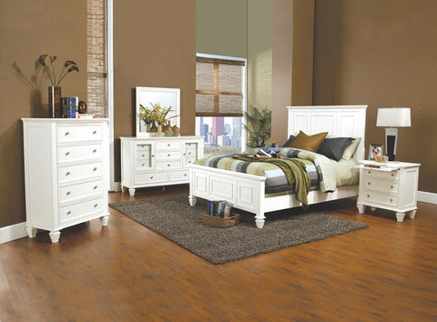 Coaster Sandy Beach Bedroom Set with High Headboard Model 201301Q-S5