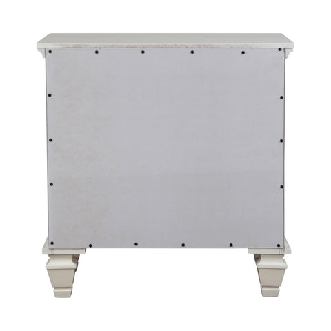 Coaster Sandy Beach 3-drawer Nightstand White Model 201302