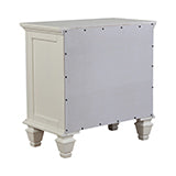 Coaster Sandy Beach 3-drawer Nightstand White Model 201302